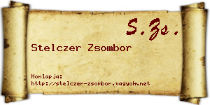 Stelczer Zsombor névjegykártya